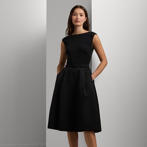 Robe de cocktail ceinturée faille jersey - Lauren - Modalova