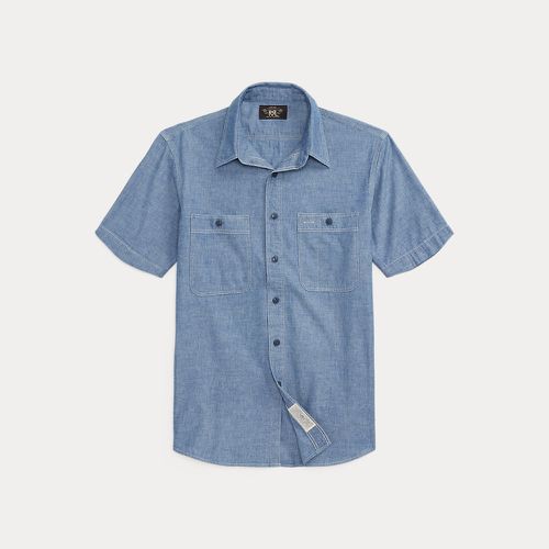 Chemise workwear chambray indigo - RRL - Modalova