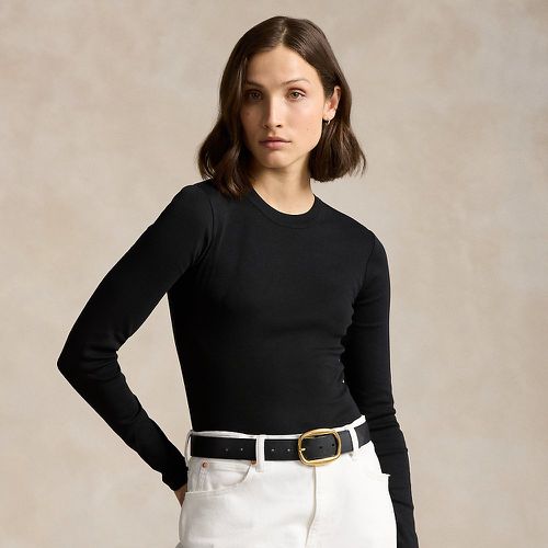 T-shirt manches longues en coton côtelé - Polo Ralph Lauren - Modalova