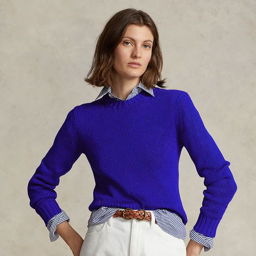 Pull col rond en coton - Polo Ralph Lauren - Modalova