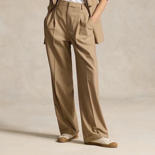 Pantalon large en laine mélangée - Polo Ralph Lauren - Modalova