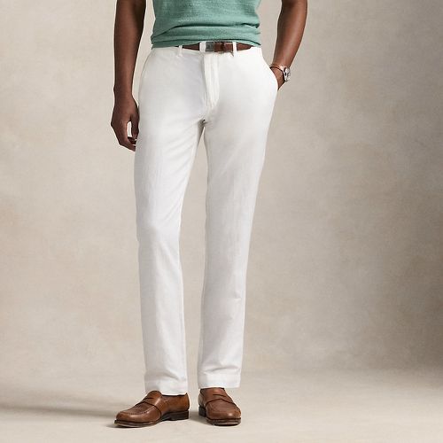 Pantalon droit en lin-coton - Polo Ralph Lauren - Modalova