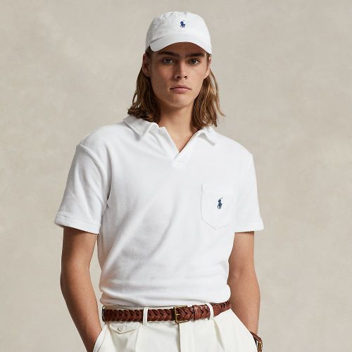 Polo Custom Slim Fit en molleton éponge - Polo Ralph Lauren - Modalova