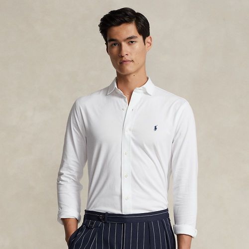 Chemise à col évasé en jersey - Polo Ralph Lauren - Modalova