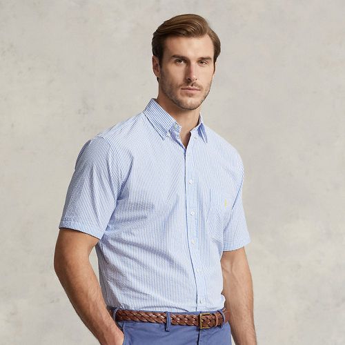 Grandes Tailles - Chemise rayée en seersucker - Big & Tall - Modalova