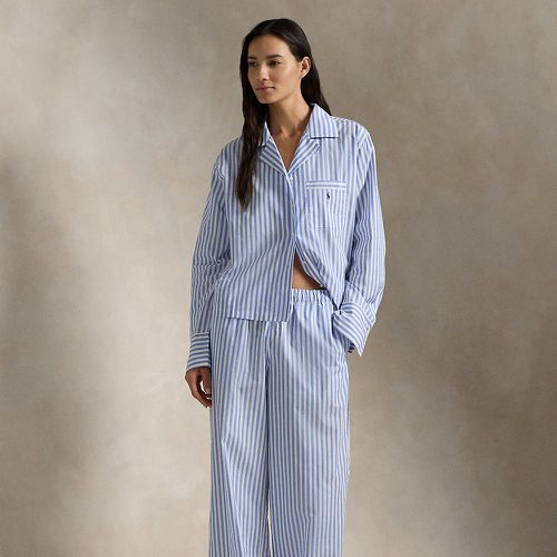 Pyjama à manches longues en popeline - Polo Ralph Lauren - Modalova