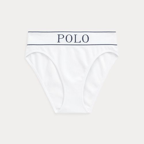 Slip taille haute sans coutures à logo - Polo Ralph Lauren - Modalova