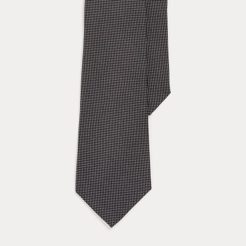 Cravate texturée en jacquard de soie - Purple Label - Modalova
