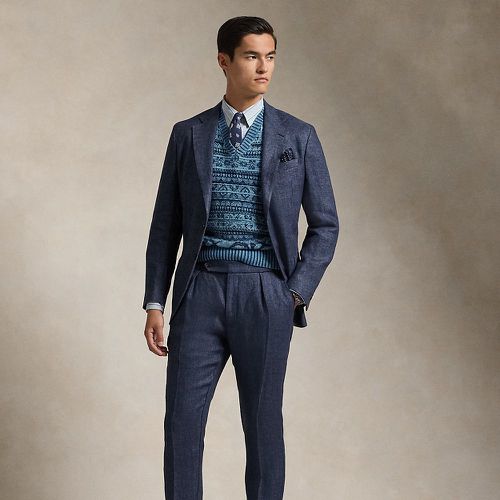 Pantalon de costume en lin à chevrons - Polo Ralph Lauren - Modalova