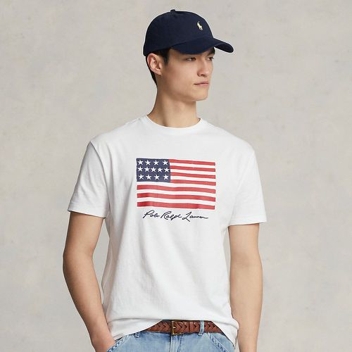 T-shirt classique à drapeau en jersey - Polo Ralph Lauren - Modalova