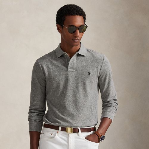Polo cintré à manches longues piqué - Polo Ralph Lauren - Modalova
