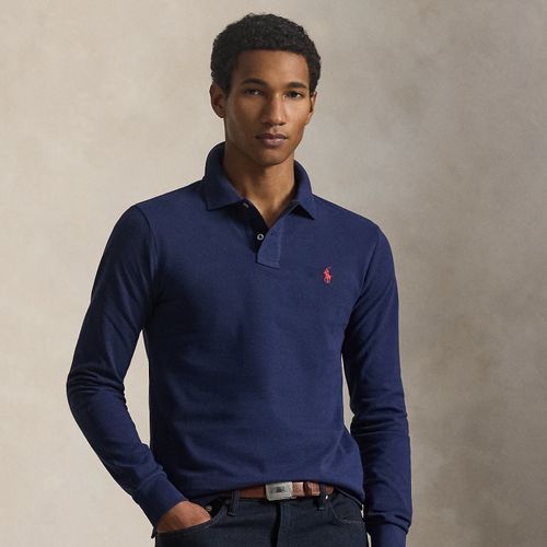 Polo cintré à manches longues piqué - Polo Ralph Lauren - Modalova