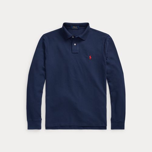 Polo cintré à manches longues piqué - Polo Ralph Lauren - Modalova