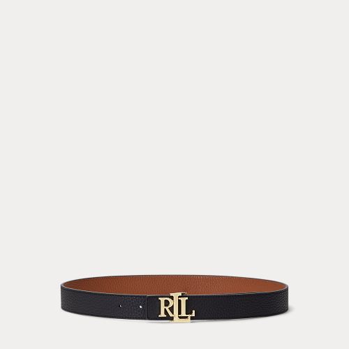 Ceinture en cuir grainé réversible - Lauren - Modalova