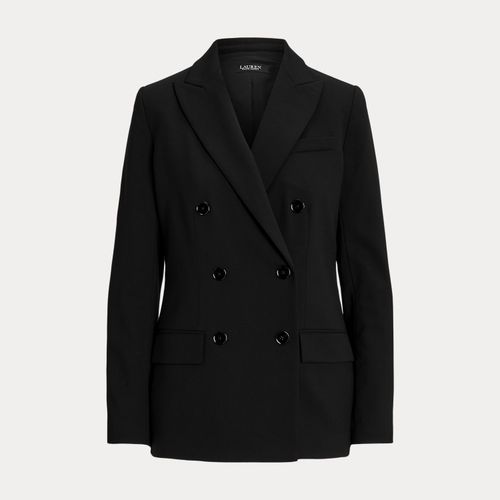 Blazer coupe croisée en crêpe de laine - Lauren - Modalova