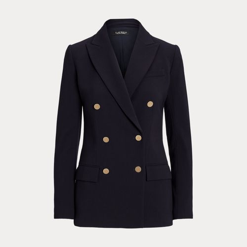 Blazer coupe croisée en crêpe de laine - Lauren - Modalova