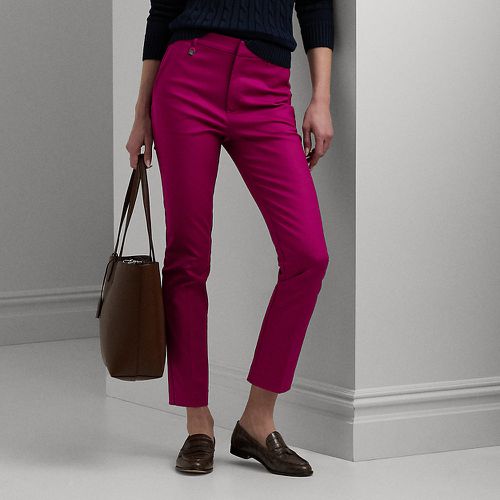 Pantalon en coton stretch double face - Lauren - Modalova