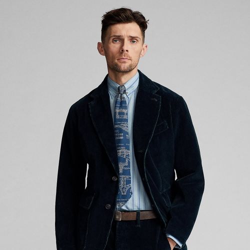 Blazer déstructuré velours côtelé indigo - RRL - Modalova