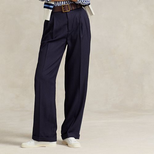 Pantalon de smoking jambe large en laine - Polo Ralph Lauren - Modalova