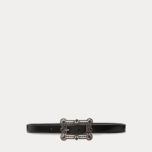 Fine ceinture en cuir vachette - Collection - Modalova