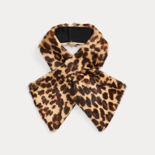 Écharpe en poil de vachette léopard - Collection - Modalova