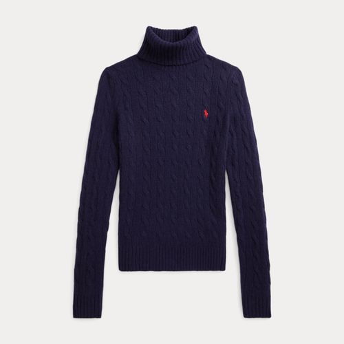 Pull col roulé torsadé laine cachemire - Polo Ralph Lauren - Modalova