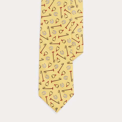 Cravate motifs équestres challis laine - Polo Ralph Lauren - Modalova