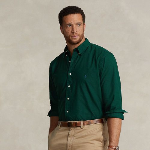 Grandes Tailles - Chemise Oxford teinte en pièce - Big & Tall - Modalova