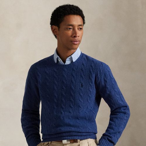 Pull à torsades en laine et cachemire - Polo Ralph Lauren - Modalova