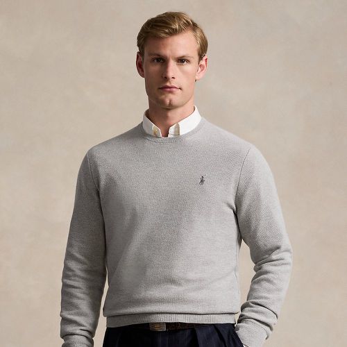 Pull à col rond en coton texturé - Polo Ralph Lauren - Modalova