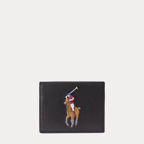 Porte-cartes Big Pony en cuir - Polo Ralph Lauren - Modalova