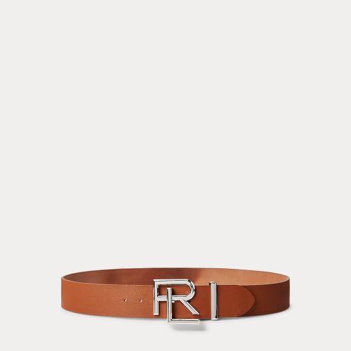 Ceinture large RL en cuir box - Collection - Modalova