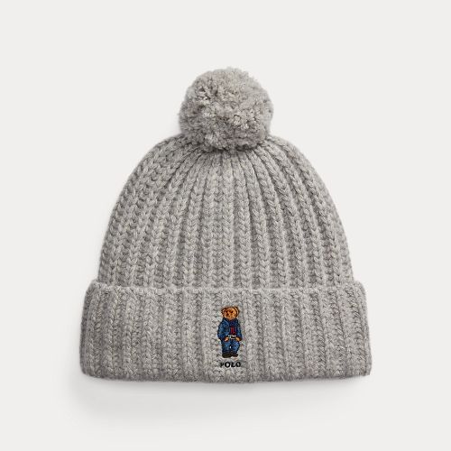 Bonnet à pompon Polo Bear en laine - Polo Ralph Lauren - Modalova