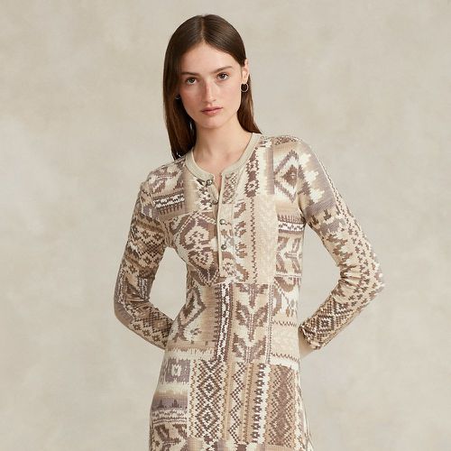 Robe patchwork en coton gaufré - Polo Ralph Lauren - Modalova