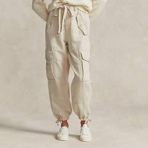 Pantalon cargo en toile de lin et coton - Polo Ralph Lauren - Modalova