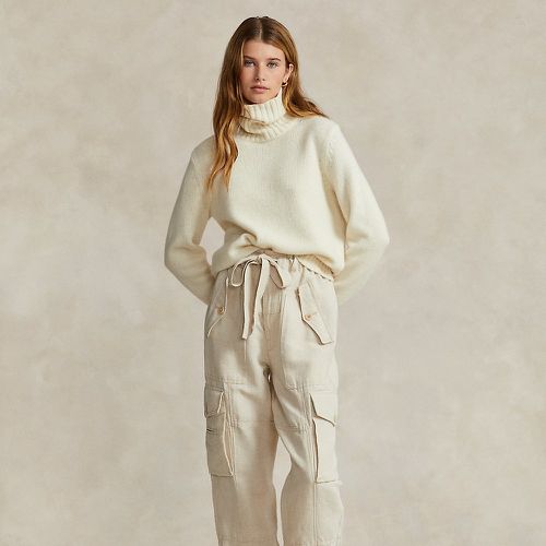 Pantalon cargo en toile de lin et coton - Polo Ralph Lauren - Modalova
