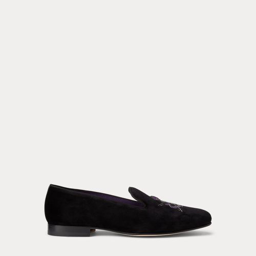 Chaussons Alonzo en velours à écusson - Purple Label - Modalova