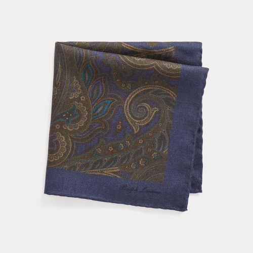 Pochette à motif en soie et cachemire - Purple Label - Modalova