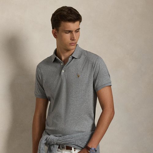 Polo en coton doux coupe ajustée - Polo Ralph Lauren - Modalova