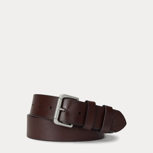 Ceinture en cuir à boucle rouleau - Polo Ralph Lauren - Modalova