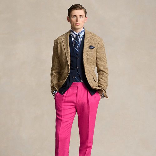 Pantalon en lin à pinces - Polo Ralph Lauren - Modalova
