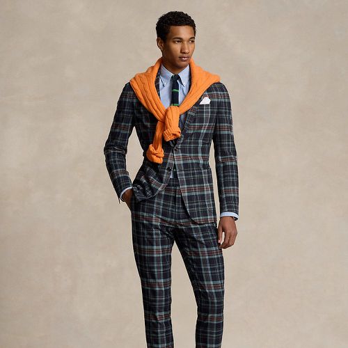 Pantalon de costume patchwork écossais - Polo Ralph Lauren - Modalova