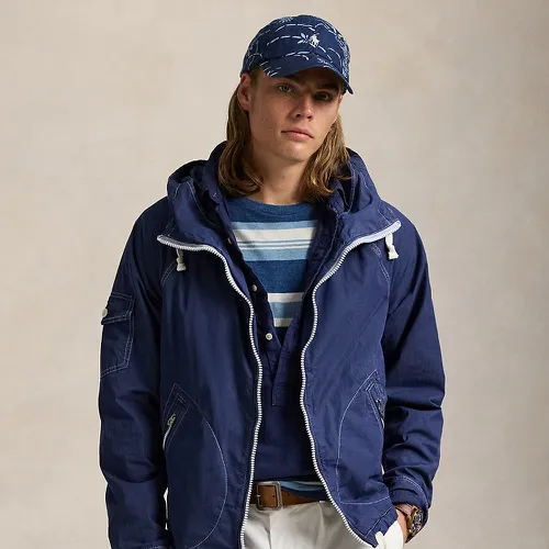 Veste à capuche en sergé teint en pièce - Polo Ralph Lauren - Modalova