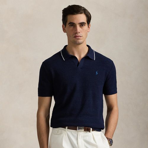 Pull texturé en coton et lin - Polo Ralph Lauren - Modalova