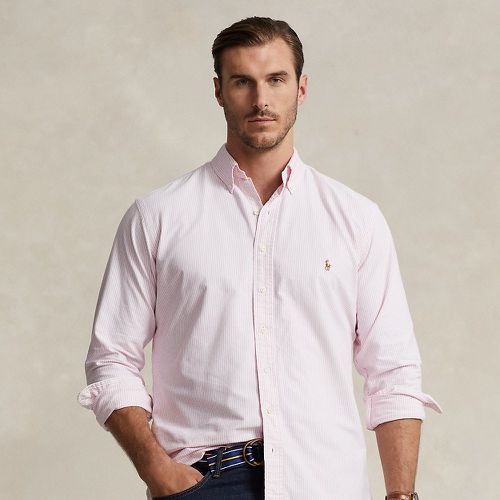 Grandes Tailles - Chemise Oxford rayée - Big & Tall - Modalova