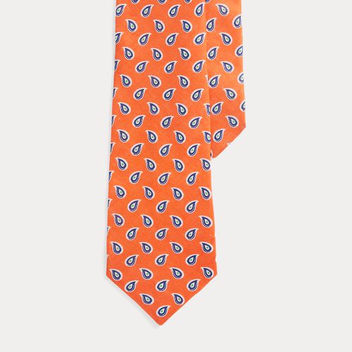 Cravate à motif pin en lin - Polo Ralph Lauren - Modalova