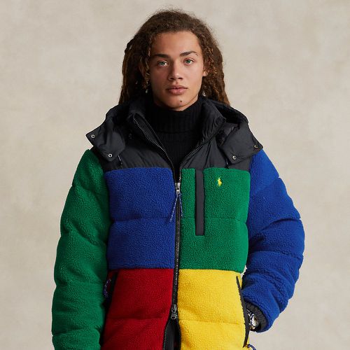 Doudoune color-block en sherpa - Polo Ralph Lauren - Modalova