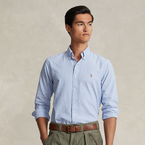 Chemise Oxford à rayures Custom Fit - Polo Ralph Lauren - Modalova