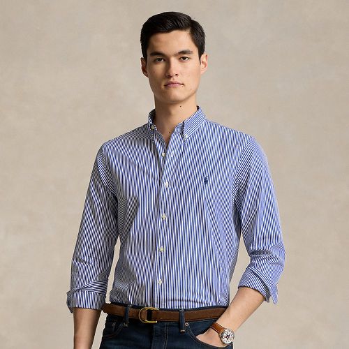 Chemise rayée cintrée popeline stretch - Polo Ralph Lauren - Modalova