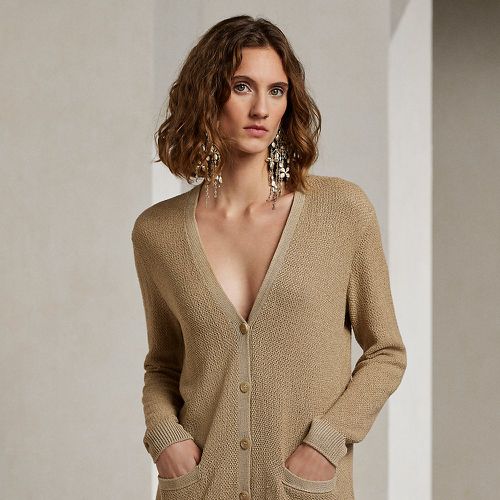 Cardigan en tweed de soie œil-de-perdrix - Collection - Modalova